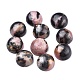 Cabochons de rhodonite naturelles&nbsp;G-P393-R68-8MM-1