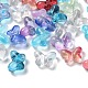 Perles en verre transparentes GLAA-O023-13-1