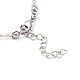 Collar colgante de perlas naturales con cadenas de cuentas de vidrio NJEW-M201-01A-3
