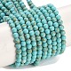 Chapelets de perles en turquoise synthétique&nbsp;G-U004-02E-1