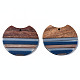Resin & Walnut Wood Pendants RESI-N025-014A-C01-2