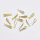 アイアン製ペンダント  ゴールドカラー  サイズ：23mm長  7 mm幅  穴：1mm IFIN-S615-1