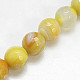 Natural Agate Beads Strands X-G-H1636-6MM-01-1