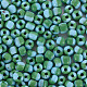 8/0 rocailles en verre opaque bicolore SEED-T006-01C-A08-3