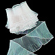 Cinta de ajuste de encaje plisado de poliéster color sirena DIY-WH0401-58C-1