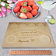 CREATCABIN Tequila Board with Salt Rim Personalized Engraved Shot Glass Serving Tray Holder Tray Wine Holder for Bar Restaurant Party Family Dinner Gathering Men Women Friends Gifts 9.84 x 7.09 Inch AJEW-WH0269-002-6