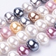 Shell Pearl Beads Strands BSHE-L035-E-1