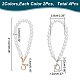 Pandahall elite 4 pz 2 colori cinturini da polso con perline in resina imitazione perla FIND-PH0008-22-2