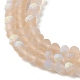 Chapelets de perles en verre transparente   EGLA-A034-T4mm-MB20-4