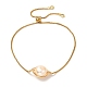 Natürliche Barockperle Keshi-Perlenkette für Mädchenfrauen BJEW-JB06856-01-1