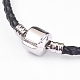 Natural Gemstone Beads Cord Bracelets BJEW-O162-G-4