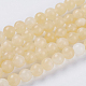 Topazio naturale perle di giada fili G-G515-8mm-03B-1