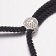 Création de bracelets à cordon torsadé en nylon MAK-F019-04P-3