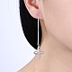 Trendy Brass Threader Earrings EJEW-BB21082-2