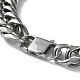 304 Stainless Steel Cuban Link Chain Necklaces NJEW-P288-19P-3