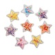 50шт 5 цвета зыбучие пески пластиковые кабошоны с блестками KY-CJ0001-39-1