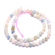Chapelets de perles en morganite naturelle G-O166-25-3mm-2