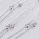 Handgefertigte Perlenketten aus Messing KK-G338-14P-1