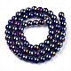 Electroplate Opaque Glass Beads Strands X-GLAA-T032-P6mm-AB03-3