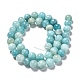 Brins de perles d'amazonite naturelles grade a+ X-G-J388-01-3