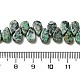 Brins de perles synthétiques turquoise africaine (jaspe) G-B064-B50-5