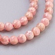 Chapelets de perles en rhodochrosite naturelle G-F568-116-3mm-3
