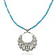 Ensembles de bijoux de breloque en alliage ligne turquoise SJEW-PJS333-2