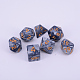 Set di dadi poliedrici acrilici&nbsp;SACR-WH0002-09A-1