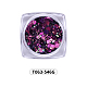 Hexagone brillant accessoires de décoration nail art MRMJ-T063-546G-2