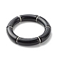 Set di braccialetti elastici con perline tubolari curve per ragazze BJEW-JB06947-2