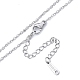 304 Stainless Steel Cable Chains Necklace for Men Women NJEW-N050-A04-S15-2