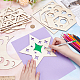 12 modello di forma geometrica in MDF&nbsp;DIY-UN0007-96A-3