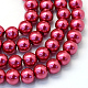 Chapelets de perles rondes en verre peint HY-Q003-10mm-14-1