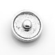 Плоские круглые кнопки сплава цинка эмали ювелирных изделий пружинные резной цветок SNAP-N010-82A-NR-2