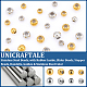 Unicraftale 24pcs 4 style 201 & 202 perles en acier inoxydable STAS-UN0043-18-5