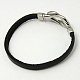Fashion Jewelry Leather Cord Bracelet Making BJEW-I100-01-1