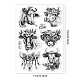 Globleland-sellos transparentes de vaca para decoración de álbumes de recortes DIY-WH0167-57-0347-6