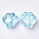 Perles de verre peintes par pulvérisation transparent GGLA-S054-008B-05-2
