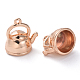 Nickel Free & Lead Free Golden Alloy Tableware Teapot Pendants PALLOY-J218-078G-2