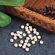 PandaHall Elite about 500pcs 10mm Natural Round Wooden Beads Assorted Round Wood Ball Loose Spacer Beads for DIY Jewelry Craft Making Home Decorations Party Decorations WOOD-PH0008-19-4