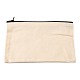 Bolsa de lápiz de lona en blanco diy craft bag ABAG-G009-D01-2