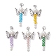 Colgantes de perlas de vidrio y concha PALLOY-JF02555-1