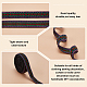 Benecreat 5 ярд вышивка в этническом стиле плоский полиэстер эластичный резиновый шнур/лента OCOR-BC0005-15B-4