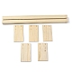 Supporti per schede display per orecchini in legno a 1 slot EDIS-R027-01B-01-2