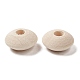 Perles de soucoupe en bois inachevées WOOD-Q049-02A-2