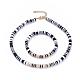 Heishi Perlen Stretch Armbänder & Halsketten Sets SJEW-JS01103-02-1