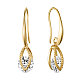 SHEGRACE Brass Gold Plated Dangle Earrings JE99C-1