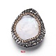 Perlas de perlas naturales keshi BSHE-L002-03-4