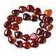 Chapelets de perles rouges en agate naturelle G-S364-097-2