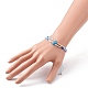 Verstellbare Nylonschnur geflochtene Perlen Armbänder Sets BJEW-JB05790-02-3